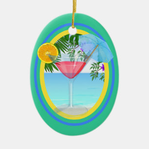 Paradise Cocktail Keramikornament