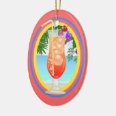 Paradise Cocktail Keramikornament (Links)