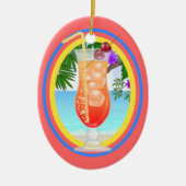 Paradise Cocktail Keramikornament (Vorne)