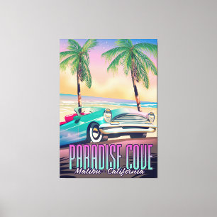 Paradise Cove, Malibu, Kalifornien Reiseplakat Leinwanddruck