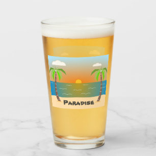 Paradise Drinking Glass Glas