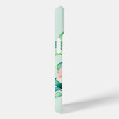 Paradise Floral Watercolor Monogram Case-Mate iPhone Hülle (Rückseite / Rechts)
