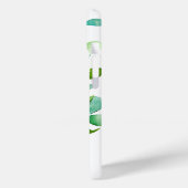 Paradise Floral Watercolor Monogram Case-Mate iPhone Hülle (Rückseite / Links)