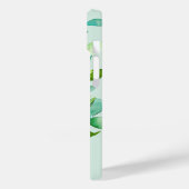 Paradise Floral Watercolor Monogram Case-Mate iPhone Hülle (Rückseite / Links)