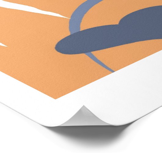 Paradise Flycatchers Poster (Ecke)