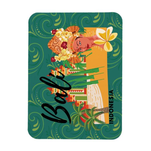 Paradise Found Bali Foto Magnete (Vertikal)