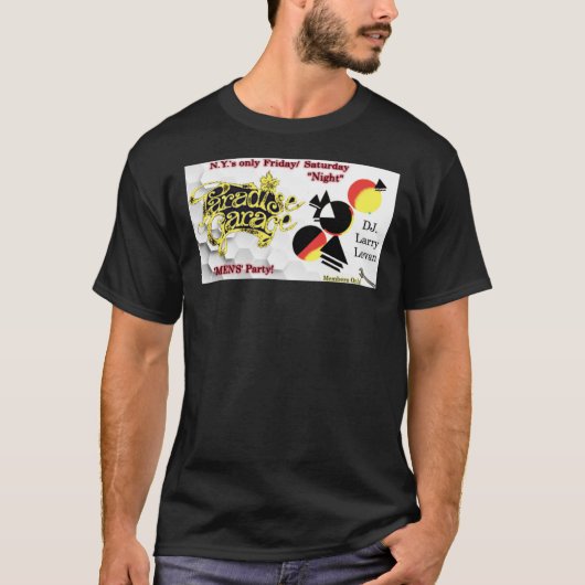 PARADISE GARAGE INVITATION Larry Levan Classic T- T-Shirt (Vorderseite)