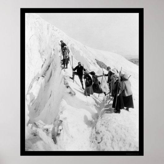 Paradise Glacier Climbing 1921 Poster (Vorne)