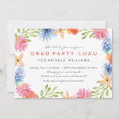 Paradise Grad Luau Invite Einladung (Vorderseite)