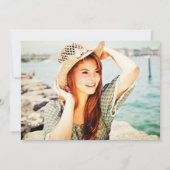 Paradise Grad Luau Invite Einladung (Rückseite)