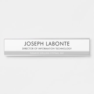 Paradise Grills Custom Wall Namplate Türschild