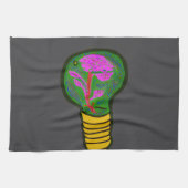 Paradise in a Light Bulb Kitchen Towel Geschirrtuch (Horizontal)