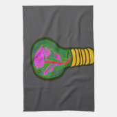 Paradise in a Light Bulb Kitchen Towel Geschirrtuch (Vertikal)