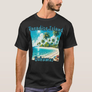 Paradise Island Bahamas Beach Palmen Sun T-Shirt