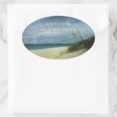 Paradise Island Bahamas Sticker (Tasche)