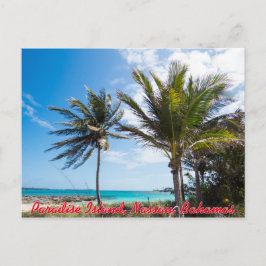 Paradise Island Beach Postkarte