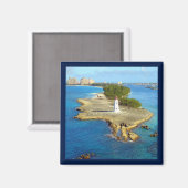 Paradise Island Light Magnet (Vorderseite/Rückseite)