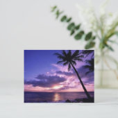 Paradise Island Postkarte (Stehend Vorderseite)