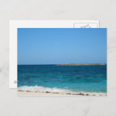 Paradise Island Postkarte (Vorne/Hinten)