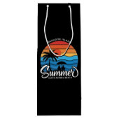Paradise Island Santa Monica Beach-35307 Geschenktüte Für Weinflaschen (Rückseite)
