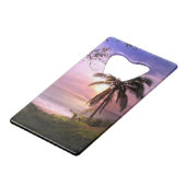 Paradise Kreditkarte Flaschenöffner (Vorderseite Schrägansicht)