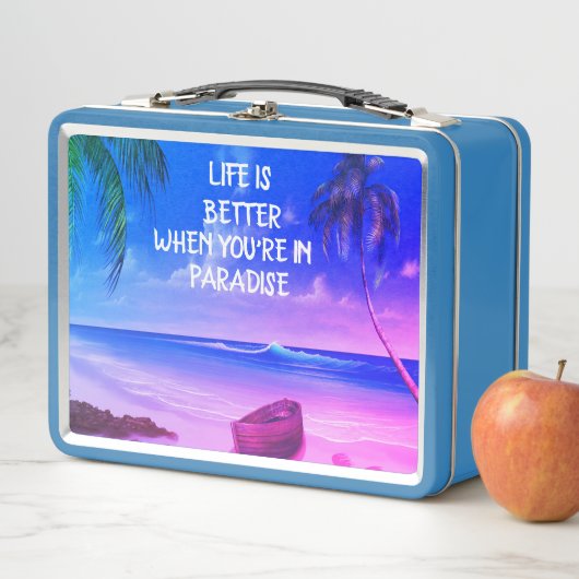 Paradise Metal Lunch Box (Beispiel)