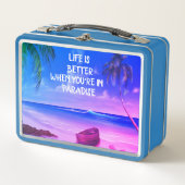 Paradise Metal Lunch Box (Vorderseite)