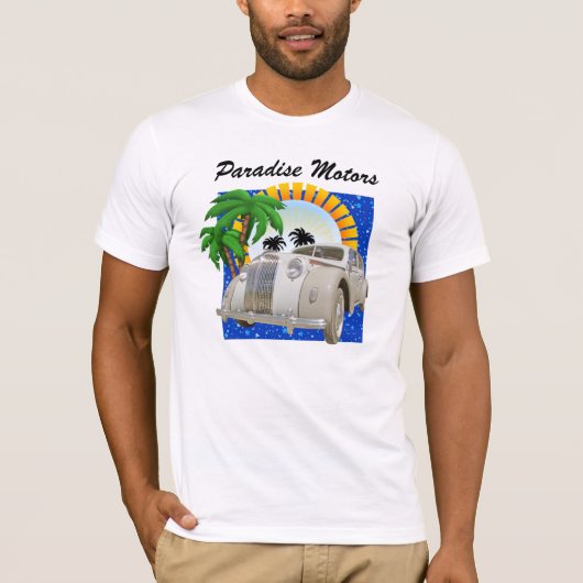 Paradise Motors - SRF T-Shirt (Vorderseite)
