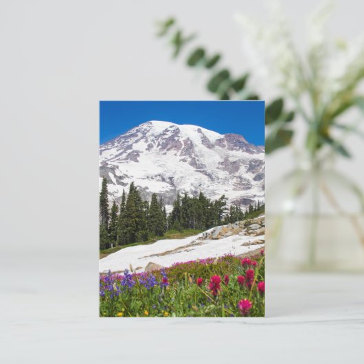 Paradise Mt. Rainer Postkarte (Stehend Vorderseite)