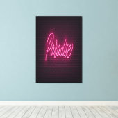 Paradise Neon Light Leinwanddruck (Insitu (Holzboden))