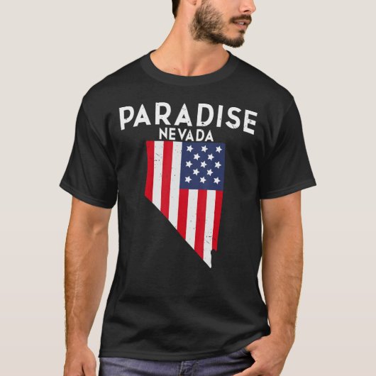 Paradise Nevada USA Staat America Travel Nevadan T-Shirt (Vorderseite)