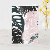 Paradise Palm Fronds Karte (Gelbe Blume)