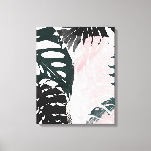 Paradise Palm Fronds Leinwanddruck (Vorderseite)