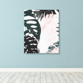 Paradise Palm Fronds Leinwanddruck (Insitu (Holzboden))