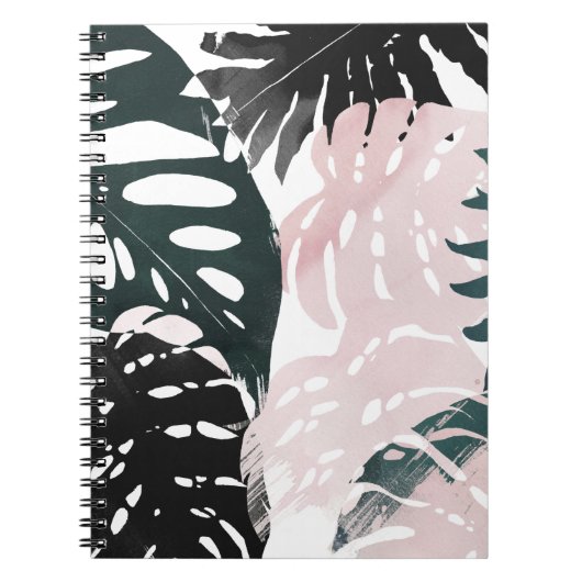 Paradise Palm Fronds Notizblock (Vorderseite)