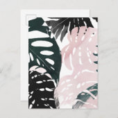 Paradise Palm Fronds Postkarte (Vorne/Hinten)