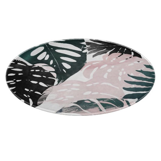 Paradise Palm Fronds Schneidebrett (Ecke)