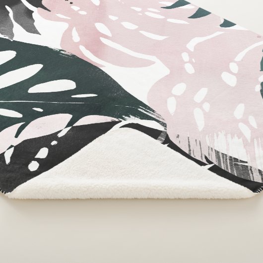 Paradise Palm Fronds Sherpadecke (3/4)