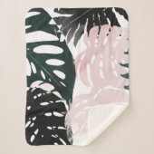 Paradise Palm Fronds Sherpadecke (Vorderseite)