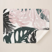 Paradise Palm Fronds Sherpadecke (Vorderseite (Horizontal))