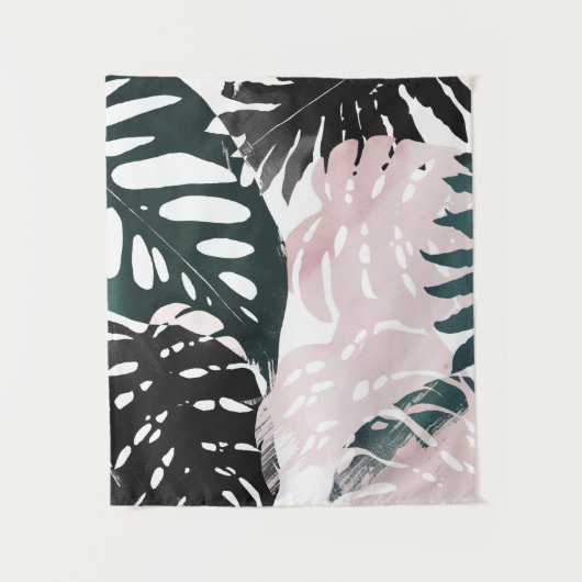 Paradise Palm Fronds Wandteppich (Vorderseite)