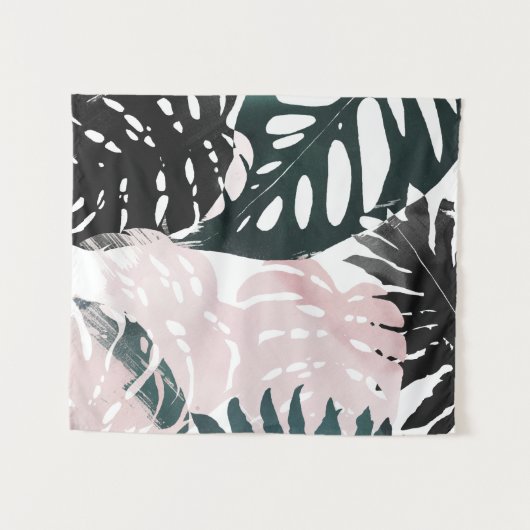 Paradise Palm Fronds Wandteppich (Vorderseite (Horizontal))