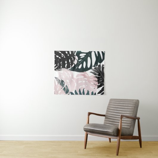 Paradise Palm Fronds Wandteppich (Beispiel (Horizontal))