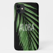 Paradise Palm Hawaiian Tropical - Schwarz Case-Mate iPhone Hülle (Rückseite)
