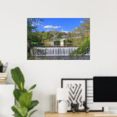 Paradise Pond Smith Uni Northampton im Frühjahr Poster (Heimbüro)