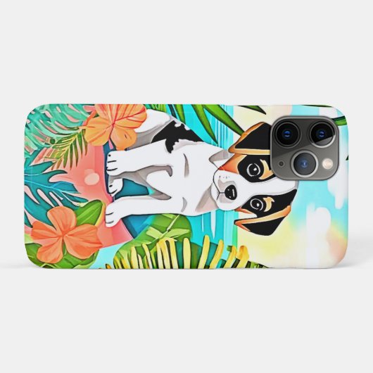 Paradise Puppy Design Case-Mate iPhone Hülle (Rückseite (Horizontal))