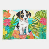 Paradise Puppy Design Geschirrtuch (Horizontal)