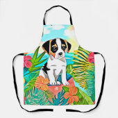 Paradise Puppy Design Schürze (Vorderseite)