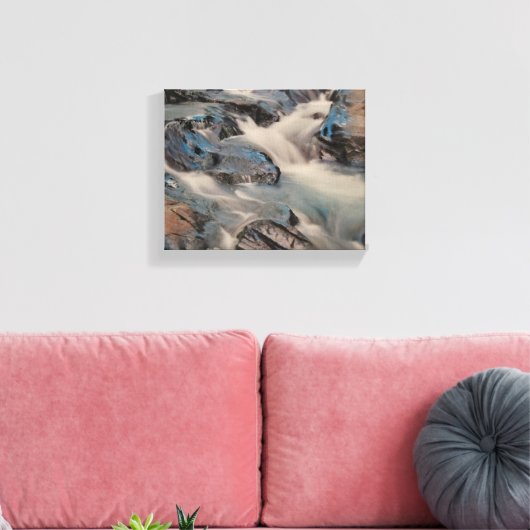 Paradise River on a Stretched Canvas Print Leinwanddruck (Insitu (Wohnzimmer))