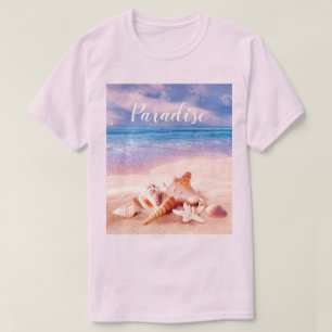 Paradise Sea Beach Muscheln T-Shirt